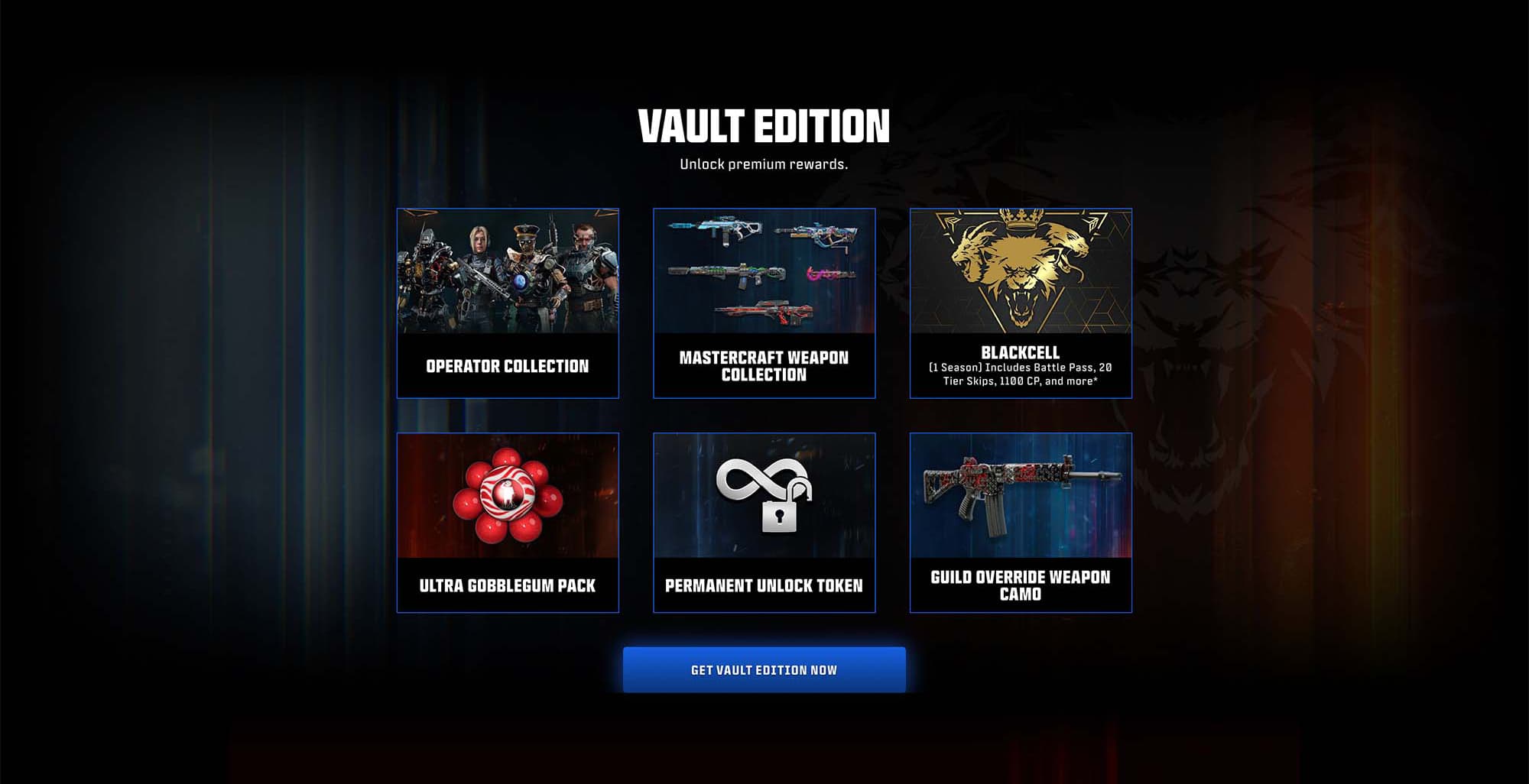 Black Ops 7 Vault Edition section