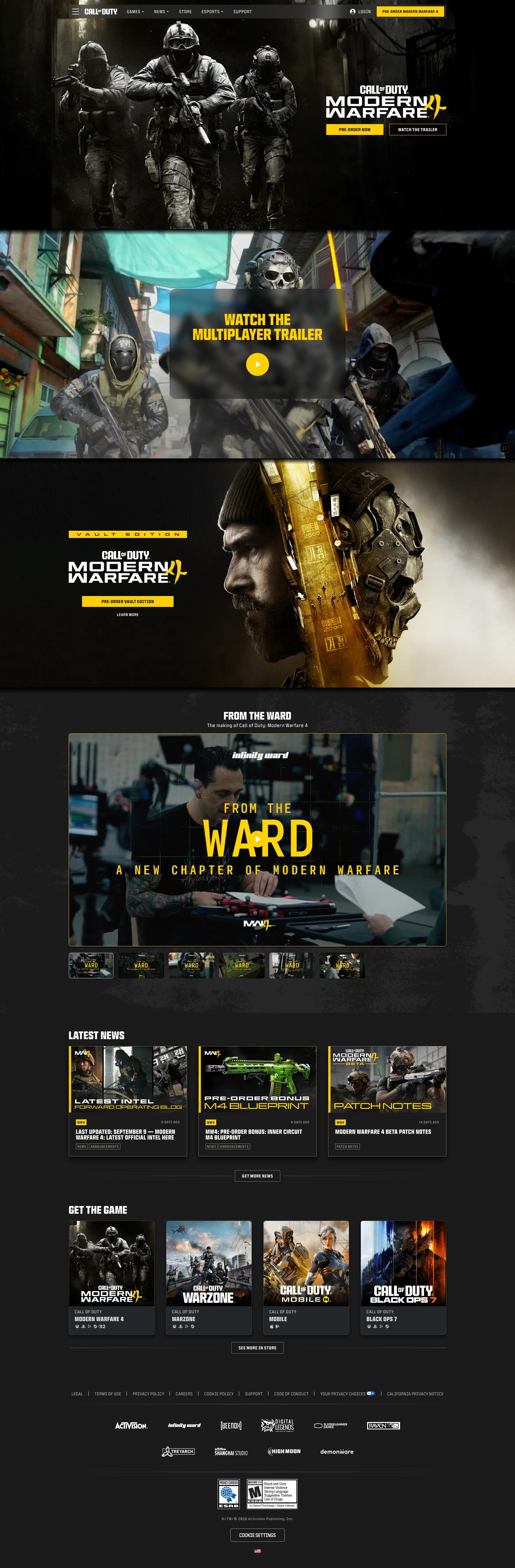 Call of Duty Homepage